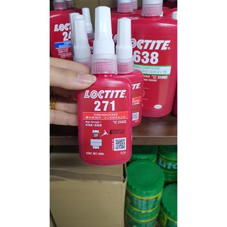 KEO DÁN KHÓA REN BULONG LOCTITE 271 MEDIUM STRENGTH OIL TOLERANT THREADLOCKER 50ML