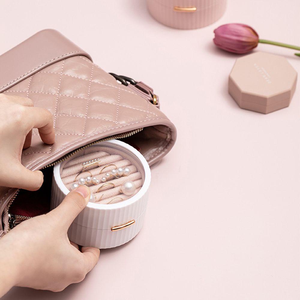 Hộp Đựng Trang Sức Mini Màu Sắc Ngọt Ngào Cho Nữ