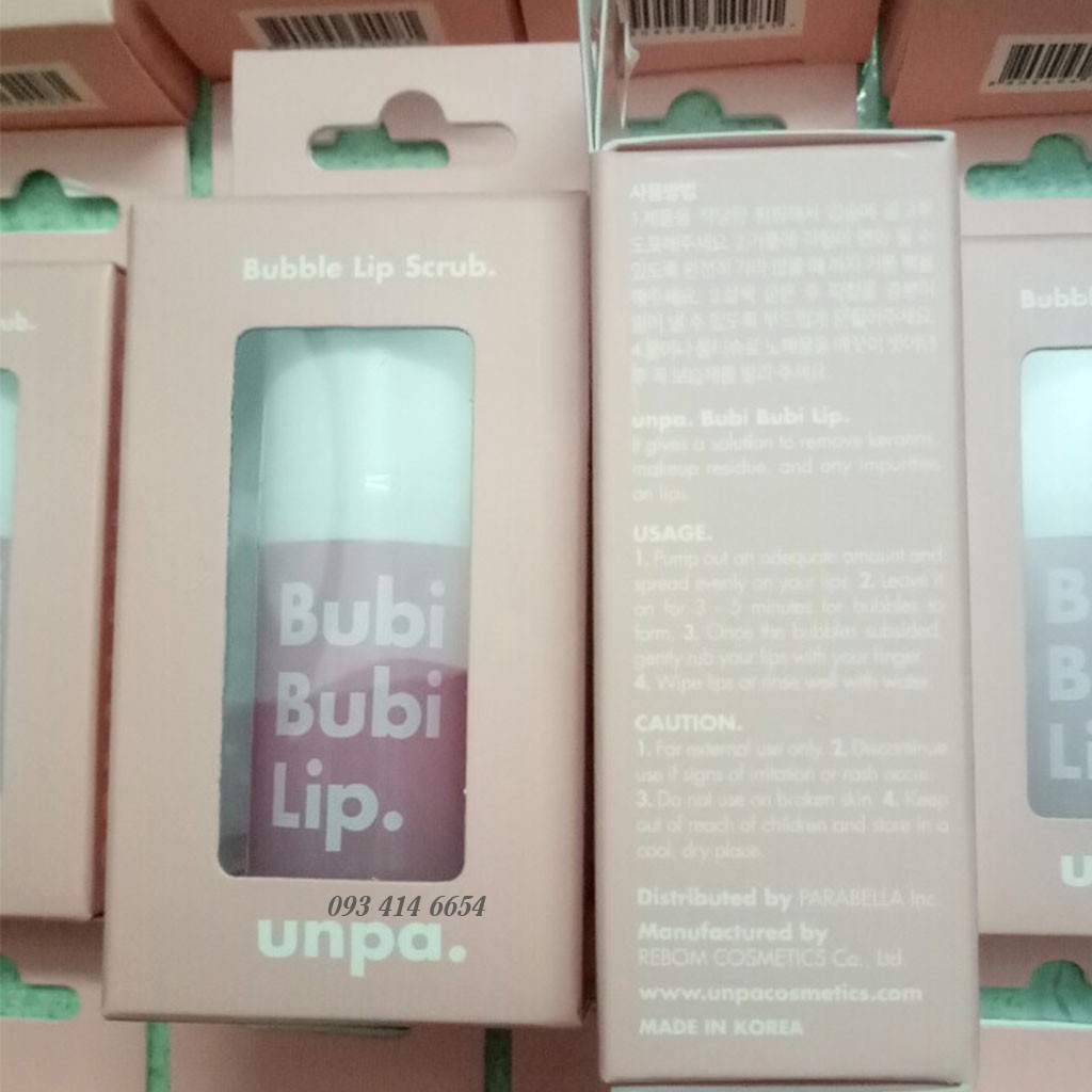 Tẩy Tế Bào Chết Môi Unpa Bubi Bubi Lip | BigBuy360 - bigbuy360.vn
