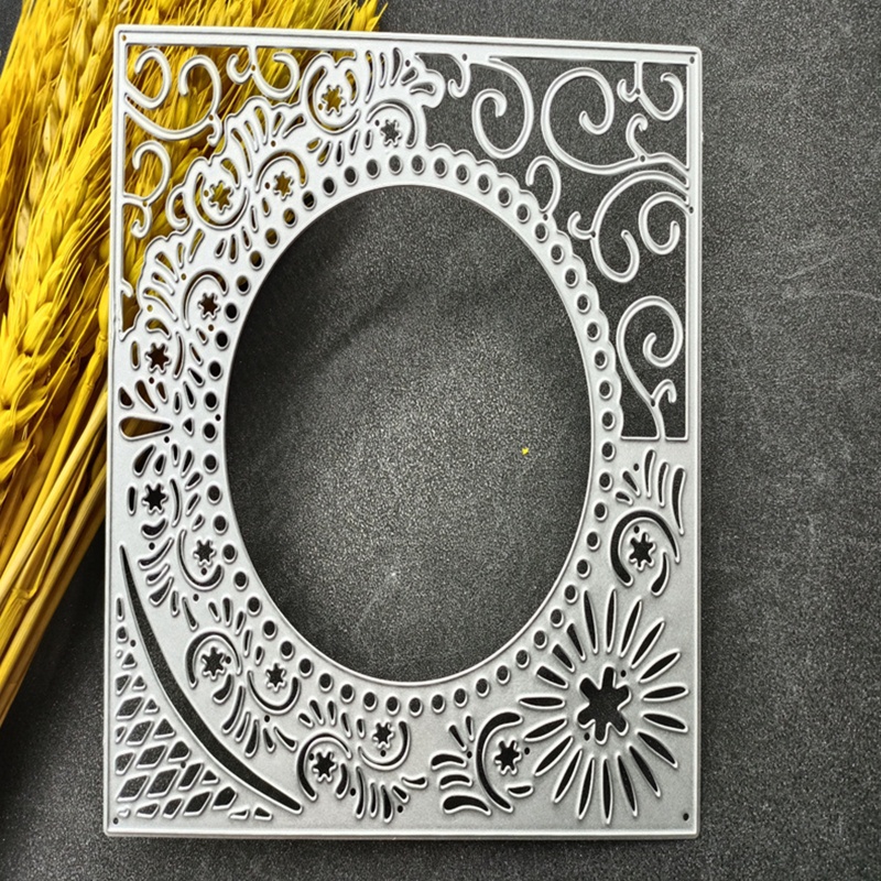 Khuôn Cắt Giấy Kim Loại Hình Vuông Macrame