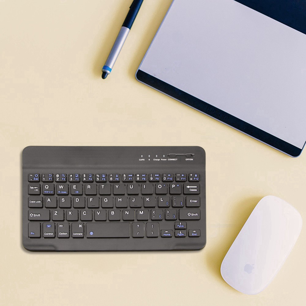 CHUYI Bàn Phím Bluetooth Không Dây Mini Đa Phương Tiện Có Thể Sạc Lại Cho Điện Thoại / Máy Tính Bảng / Laptop / Notebook