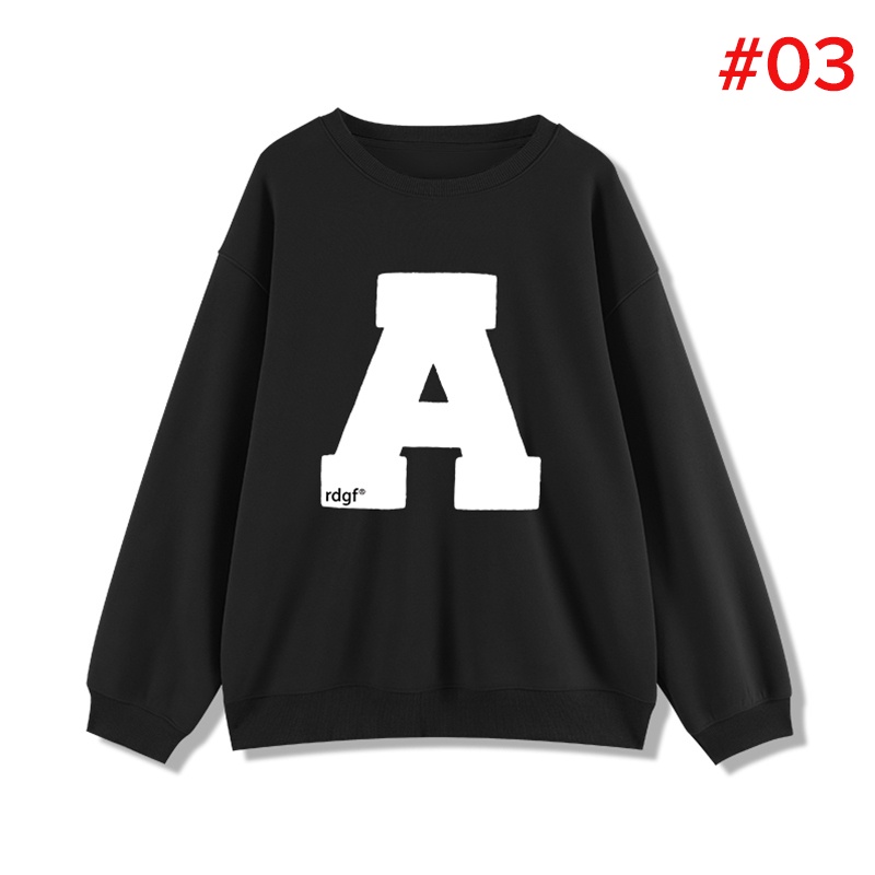NUZIRO  Áo Sweater Dáng Rộng Cổ Tròn In Họa Tiết Đơn Giản Thời Trang Mùa Thu Mới Cho Nữ
