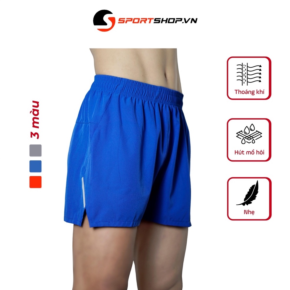 Quần Chạy bộ Nam một lớp Running Sleazy mềm mịn, thoải mái có túi sau tiện lợi