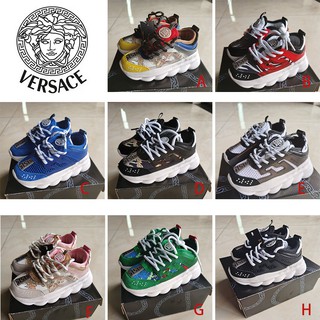* Ready Stock * Versace White Boy & Girl Casual Shoes Giày thể thao cho bé