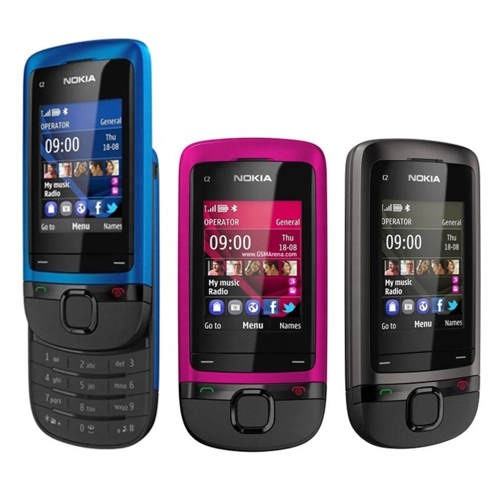 Điện thoại nắp trượt Nokia C2-05 bảo hành 6 tháng hàng chính hãng loa to sóng khoẻ