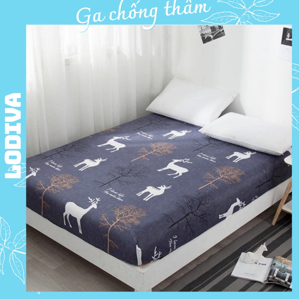 Ga chống thấm cotton dùng trực tiếp cho bé, hàng đảm bảo chất lương, không bao gồm vỏ gối LODIVA mã CT01