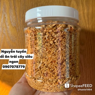 Hủ 500g muối tỏi trái cây siêu ngon cay cay thơm thơm