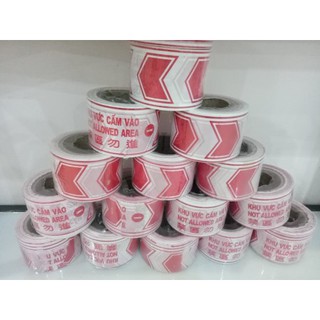 Cuộn dây băng cảnh báo an toàn 40 mét khổ 7.5cm