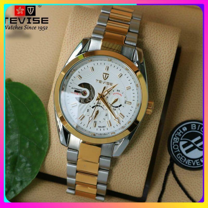 Đồng hồ cơ nam Tevise cơ lộ máy giá sinh viên, máy chạy cơ tự động cực chất, đẳng cấp [ Đồng Hồ Cơ ] | BigBuy360 - bigbuy360.vn