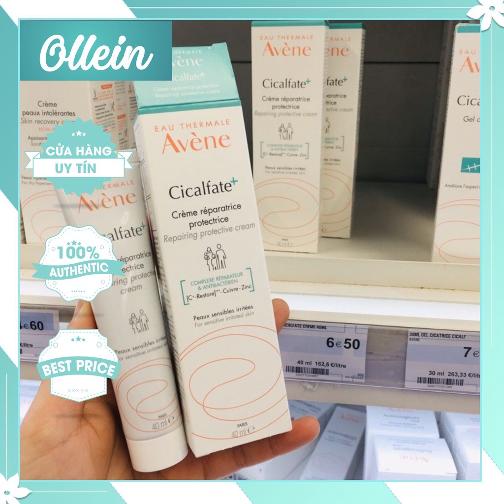 Kem phục hồi, mờ thâm sẹo Cicaflate Avene