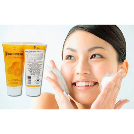 Sữa rửa mặt ARON cam dưỡng da Vitamin C whitening - BX0883