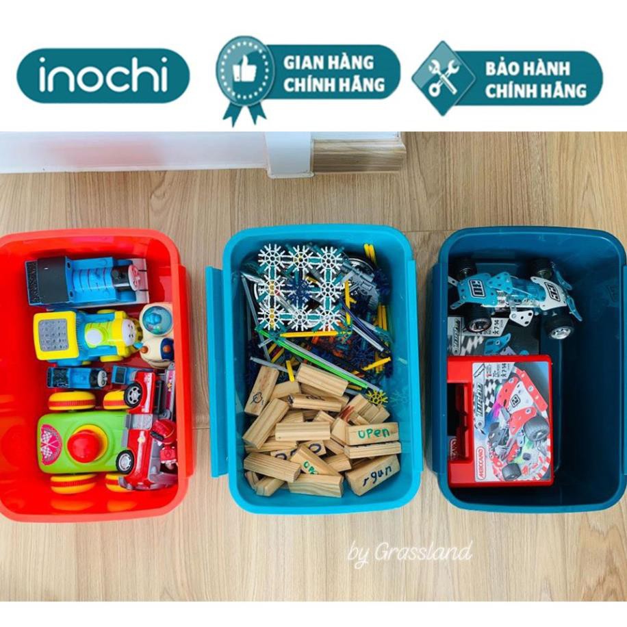 Thùng nhựa đa năng đựng đồ chơi, quần áo trẻ em Inochi 10L (tiêu chuẩn Nhật Bản) (VUI LÒNG IB SHOP ĐỂ CHỌN MÀU HIỆN CÓ)