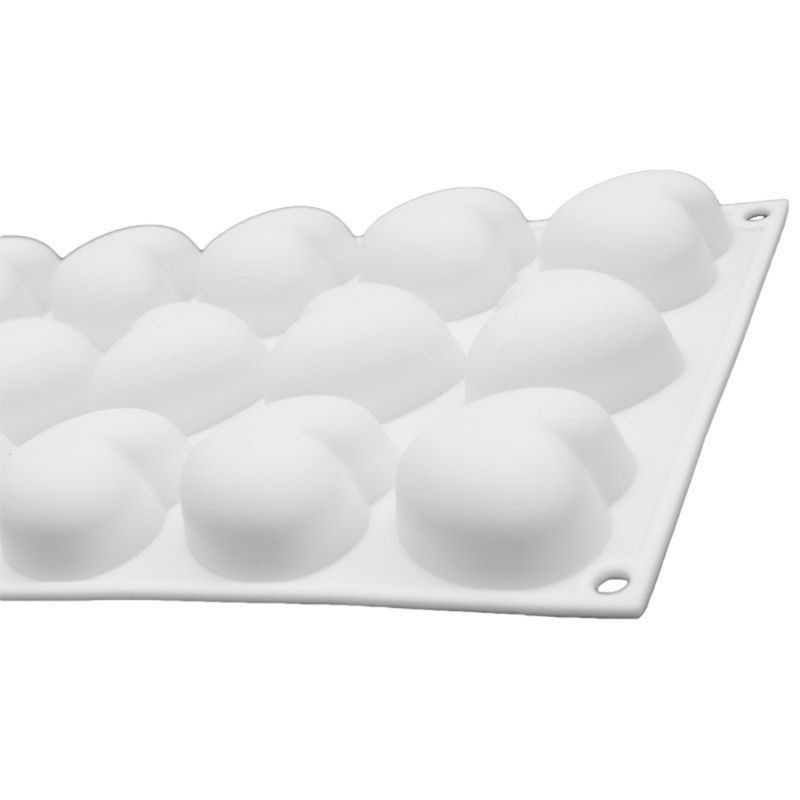 Khuôn Silicon Làm Bánh Kẹo Socola Hình Trái Tim Giáng Sinh Dễ Thương