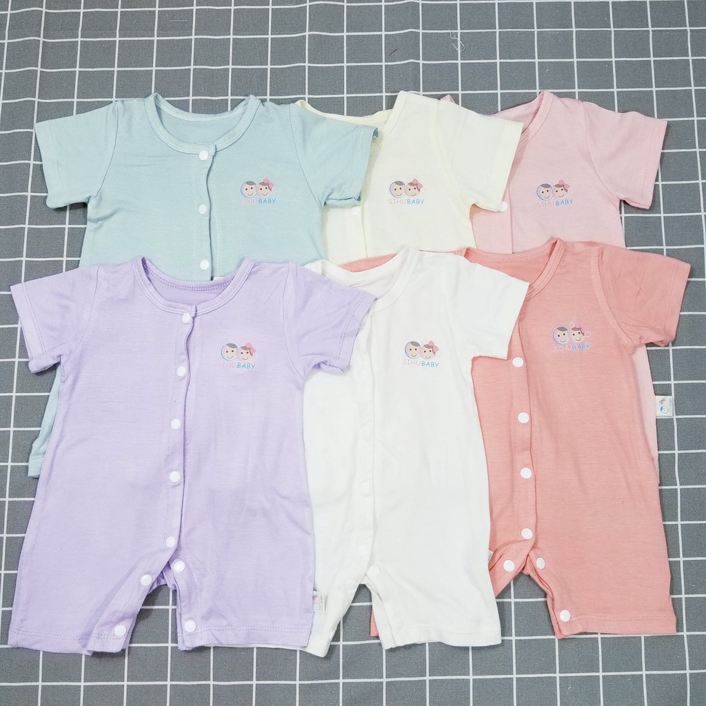 Đồ Liền Thân Đùi Vải Cotton Sợi Tre Size 3 Đến 10 Ký Mát, Giãn 4 Chiều