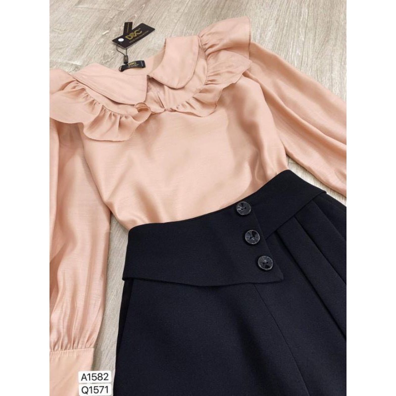 Quần baggy cạp lệch 3 khuy thời trang BH 33