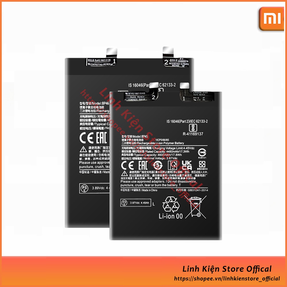 Pin Xiaomi Redmi Note 7 / Note 10 / Note 11 / Note 10 Pro / Note 11 Pro .. thay thế, sửa chữa !