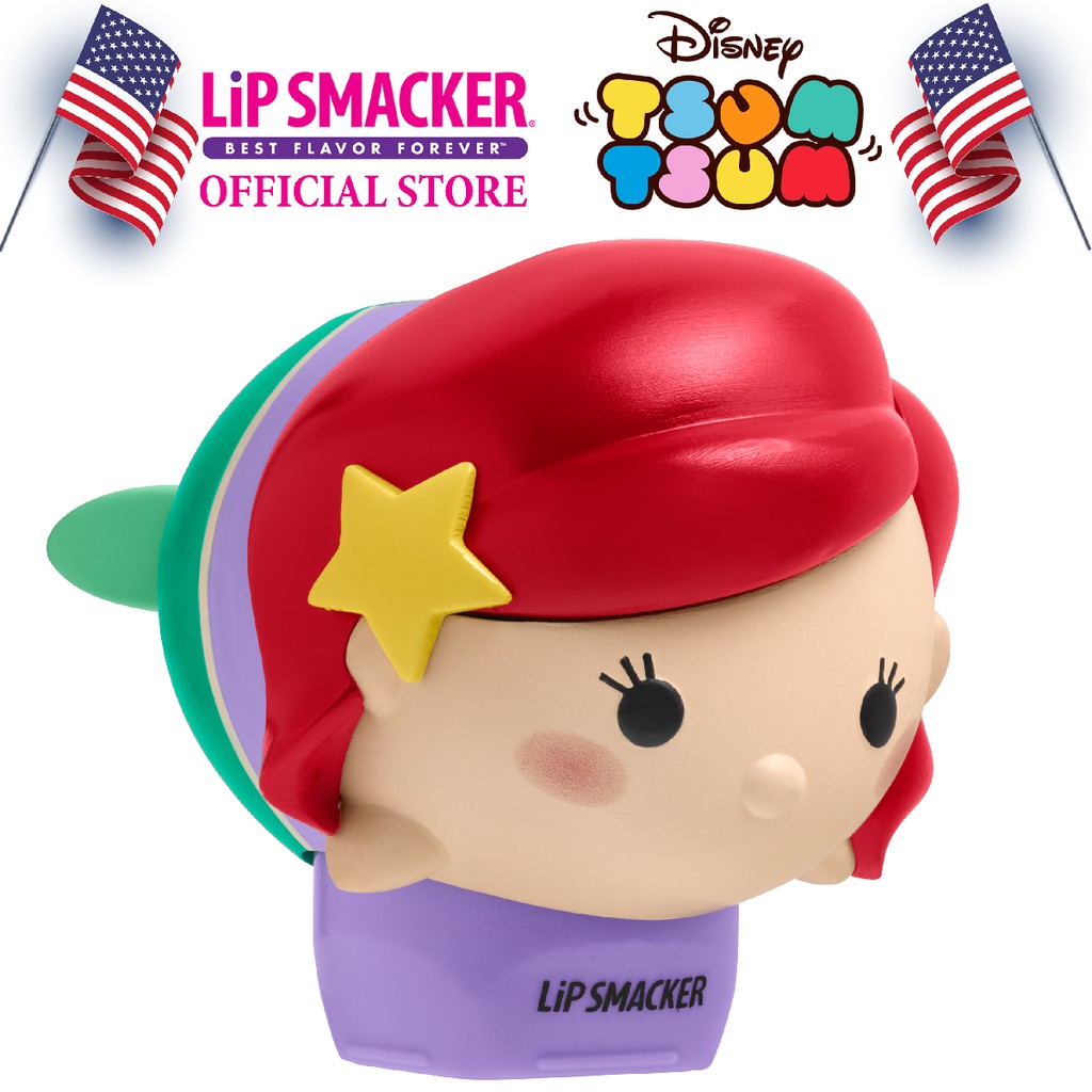  Son Lip Smacker Disney Tsum Tsum Nàng Tiên Cá Ariel 7.4g