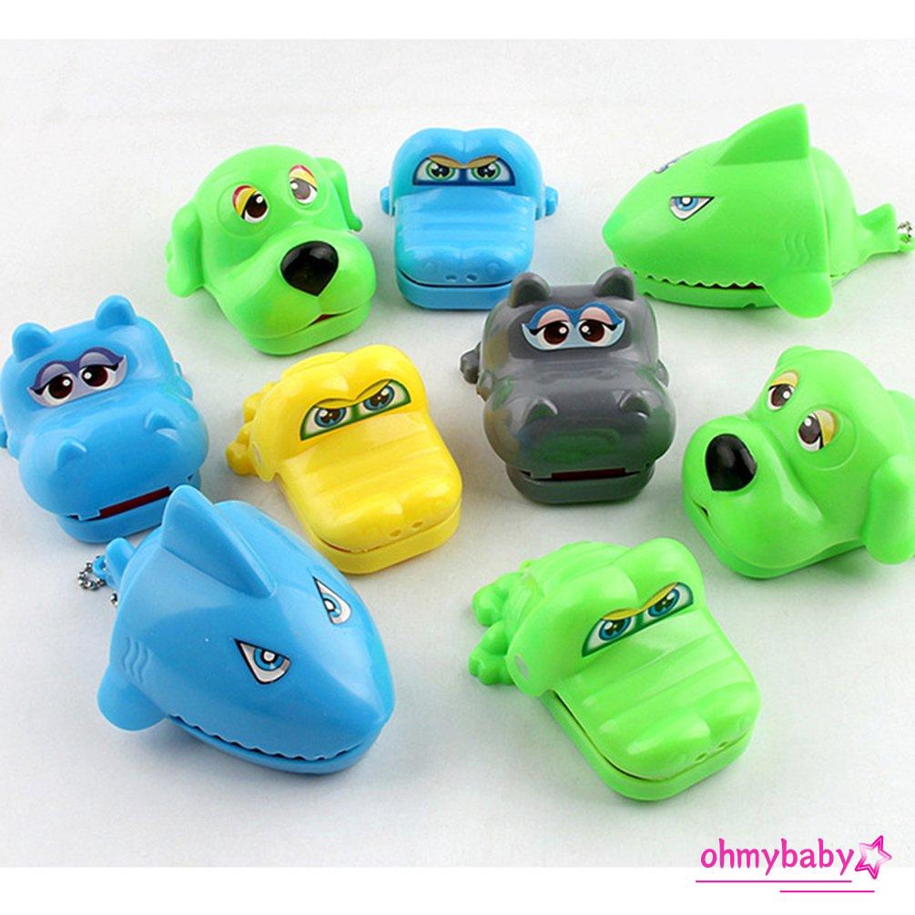 Đồ chơi cắn ngón tay hình cá sấu mini sáng tạo vui nhộn cho bé