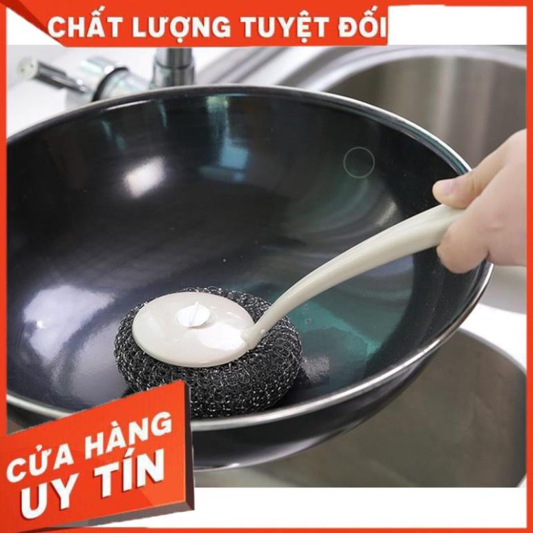 (Video Clip)  Bàn Chải Cọ Xoong Nồi Bồn Rửa Bát Bằng Sợi Thép