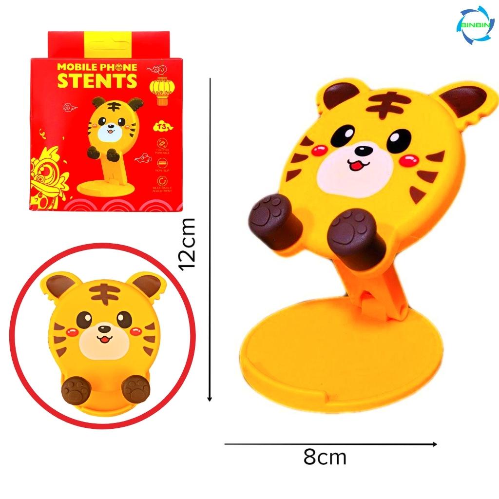 Giá Đỡ Điện Thoại gấp gọn để bàn hình tròn - Hình Thú Dễ Thương siêu nhẹ đa năng tiện dụng