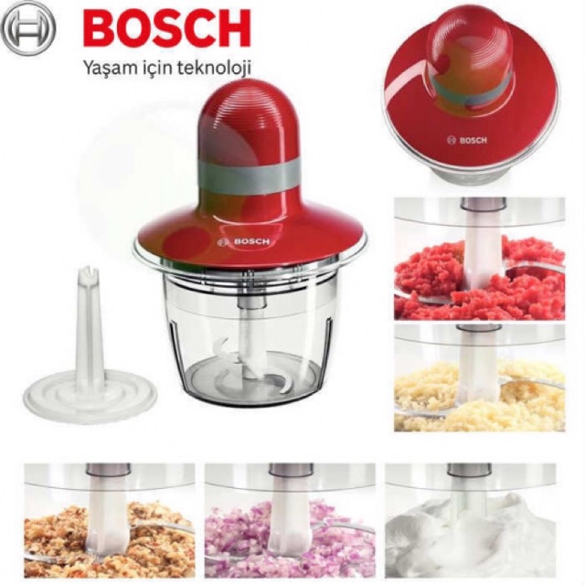 Máy xay nghiền thịt hành và tỏi Bosch MMR08R2