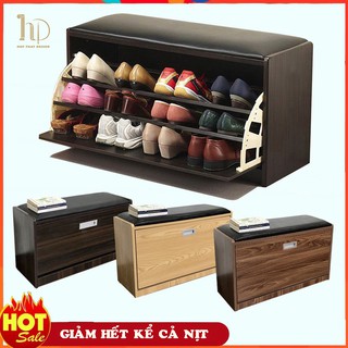 ❤️SIÊU SALE❤️ Tủ Giày Thông Minh 3 Tầng Có Ghế Ngồi dài 80CM