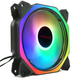 Fan case coolmoon led rgb symphony v8 plus- led ring và led trong fan
