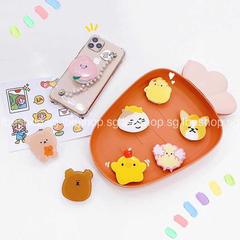 POPSOCKET Cartoon Nhựa, Giá đỡ điện thoại