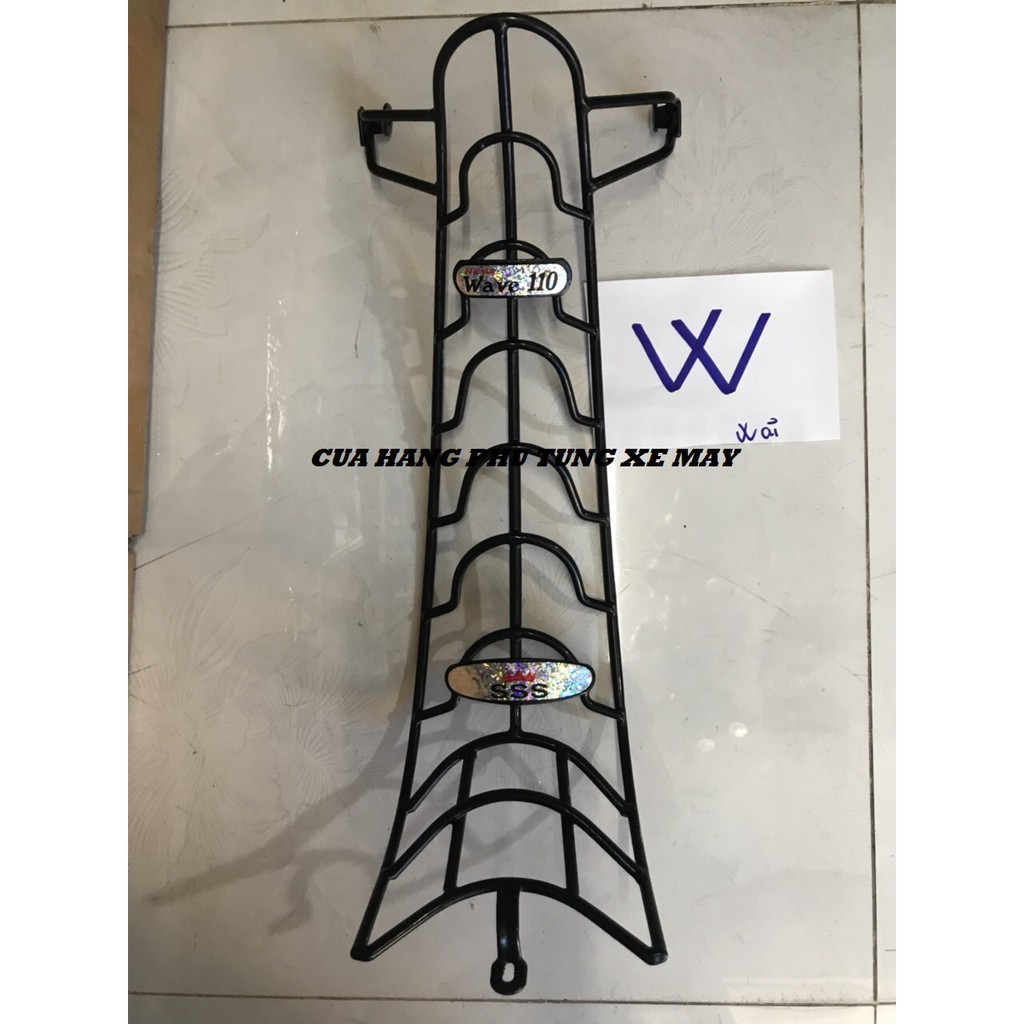 Baga giữa màu đen cho xe Wave nhỏ| Wave Rs| Wava Alpha 2010 - 2019