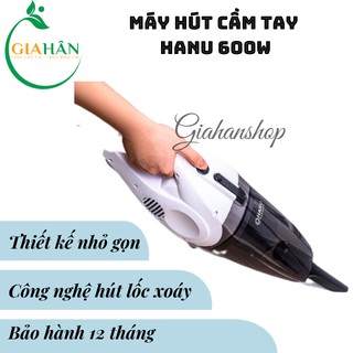 [Lực Hút Mạnh ]  - Máy Hút Bụi Cầm Tay Mini Hanu HNV Công Suất 600W - Hút Bụi Gia Đình Cao Cấp- Nhỏ Gọn