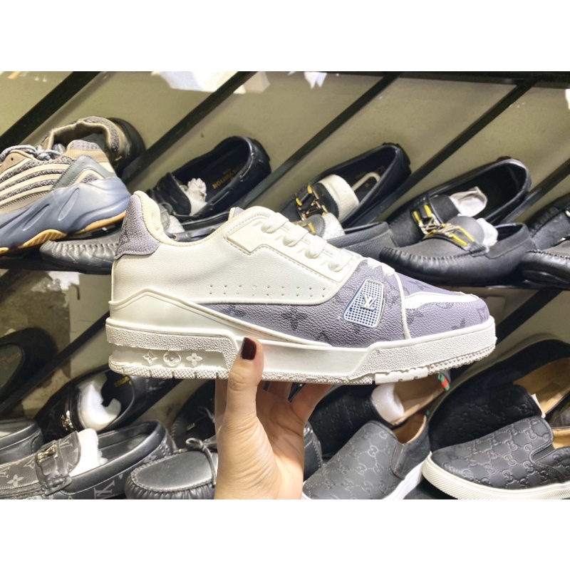 Giầy Snk LV Neww hoa ghi thêu hàng cao cấp !!