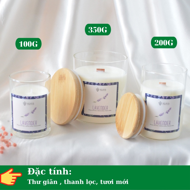 Nến Thơm cao cấp Candle Cup AGAYA - Mùi LAVENDER