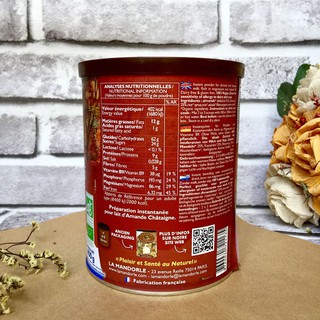 Sữa Hạnh Nhân Hạt Dẻ Hữu Cơ La mandorle 400g