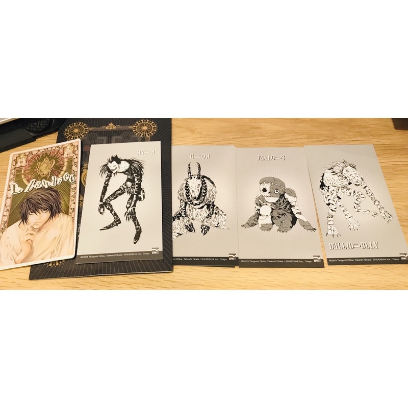 Thẻ Postcard Death Note ĐB & Đen trắng lẻ