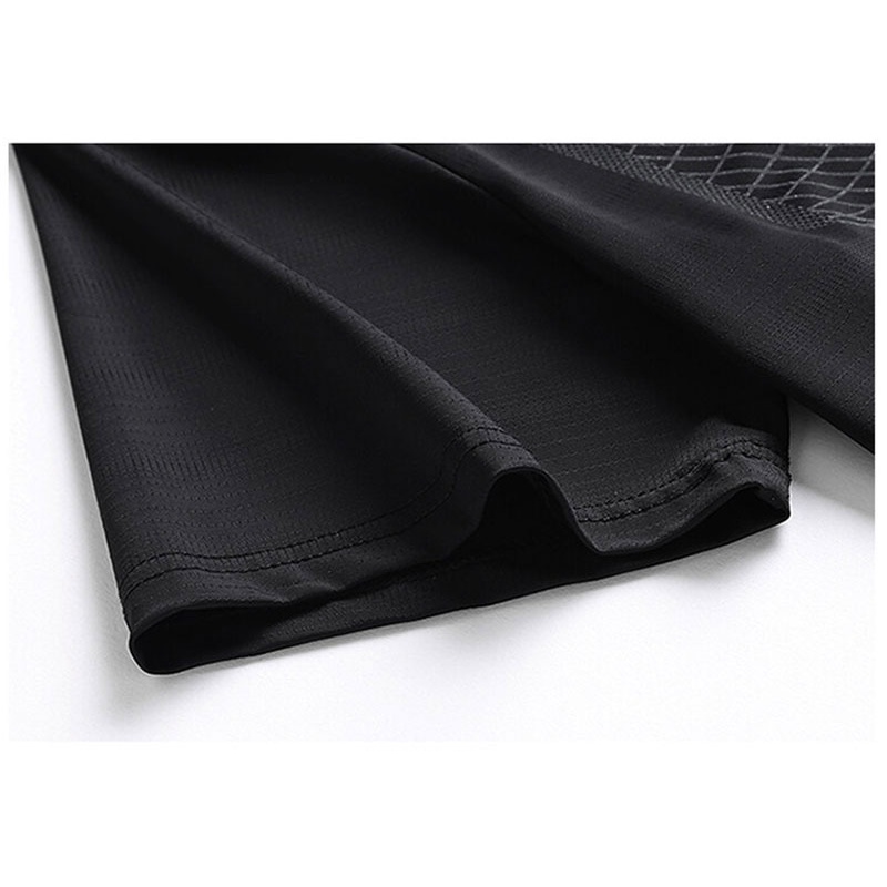 Áo Thun Thể Thao Tay Ngắn Dáng Rộng Vải Lụa Mát Thời Trang Mùa Hè Cho Nam