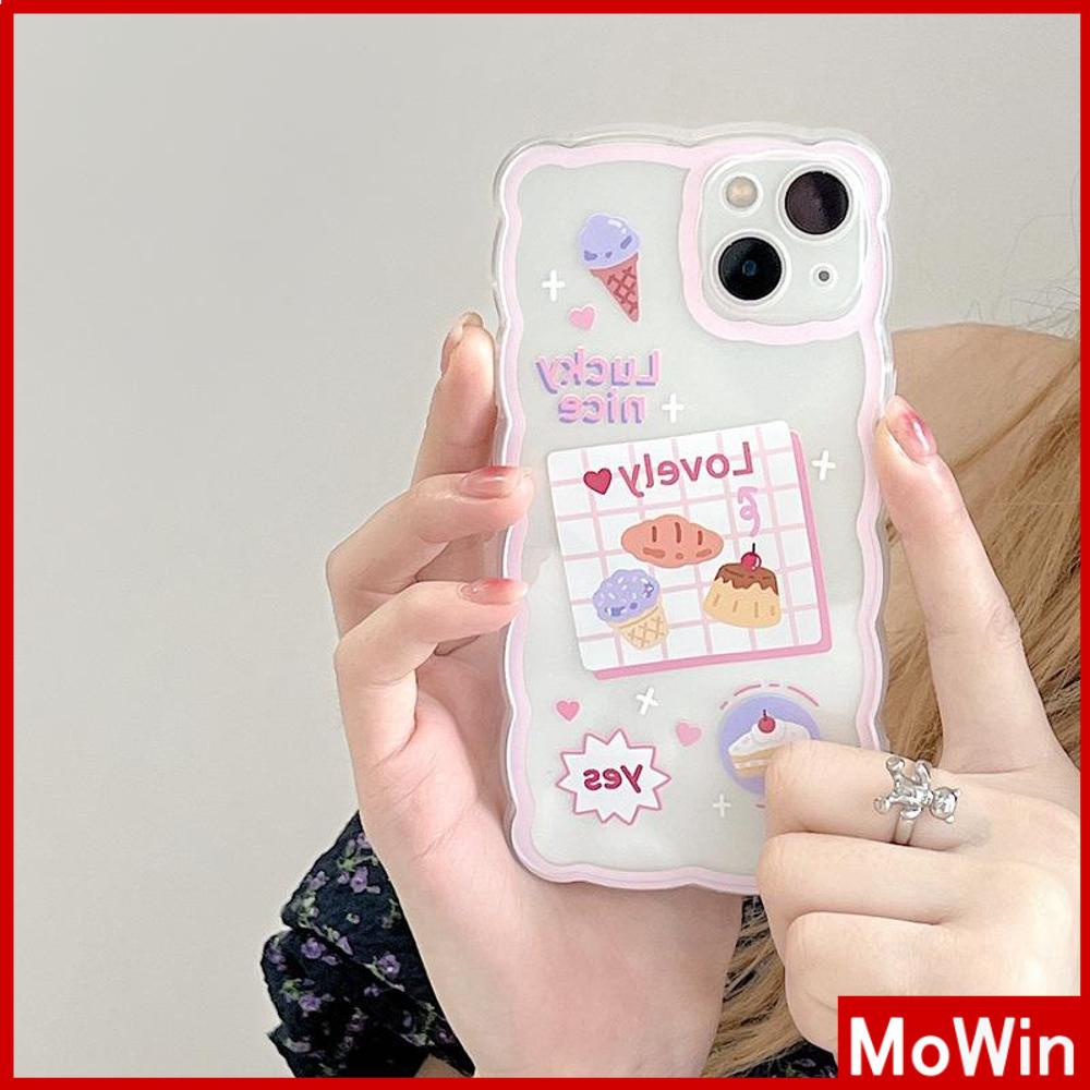 Ốp điện thoại silicon mềm hình bánh dễ thương chống trượt/ va đập thích hợp cho iPhone13ProMax/12 ProMax/11/ 7Plus