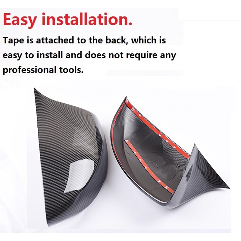 Ốp Gương Chiếu Hậu Bằng Sợi Carbon Cho Xe Hơi MG 5 MG5 2021