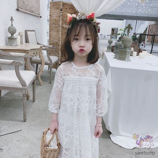 Đầm Ren Công Chúa Dễ Thương Cho Bé Gái