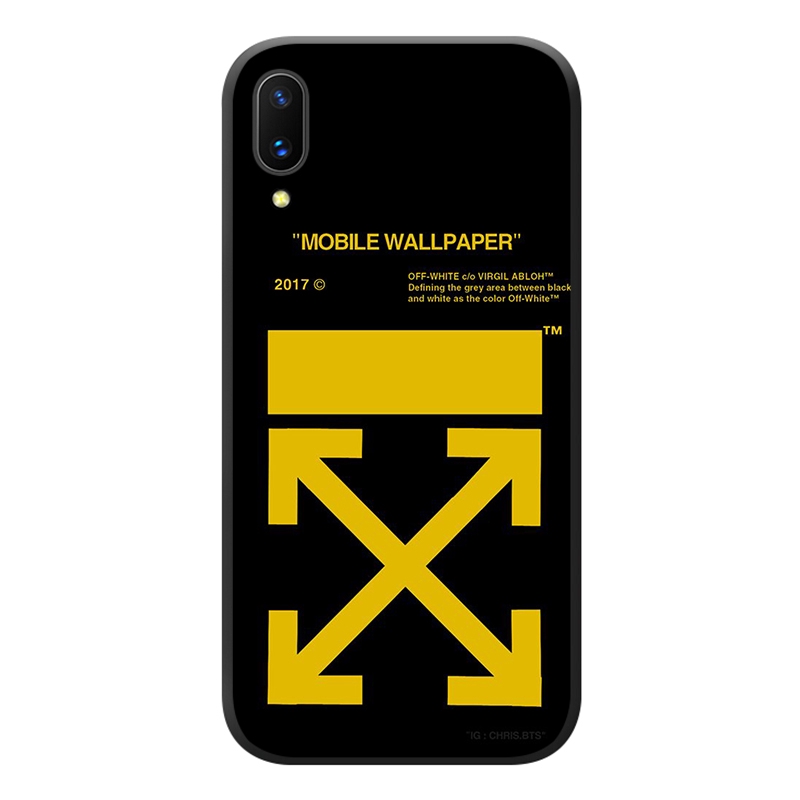 S136 off white Vivo Y11 Y11S Y12 Y15 Y17 Y19 Y5S Y53 Y55 Y69 Y71 Y81 Y91C Y93 Y95 Y20 Y30 Y50 Y70 Soft Phone Case