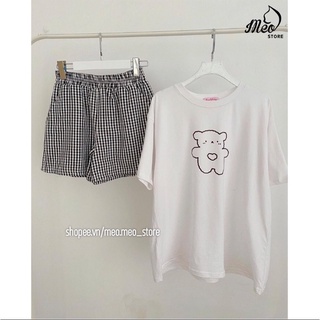 Đồ bộ đùi cotton cao cấp mặc mát.