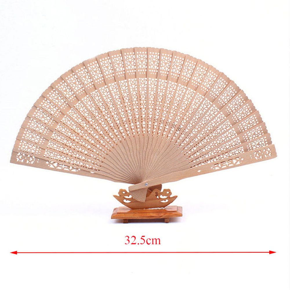 Quạt cầm tay họa tiết hoa có thể gấp gọn tiện dụng trong tiệc cưới
