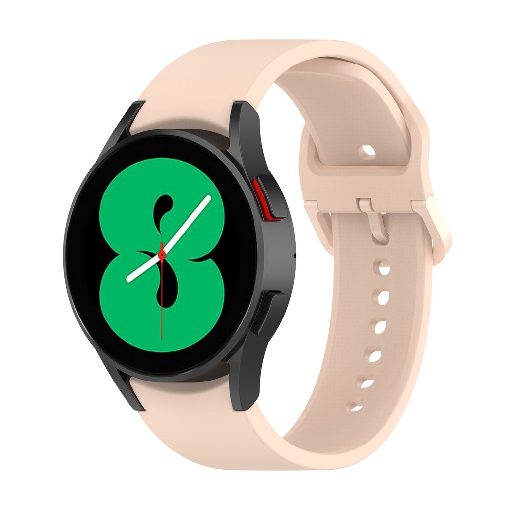 Dây đeo silicon 20mm cho đồng hồ thông minh Samsung Galaxy Watch 4 Classic 42mm 46mm 40mm 44mm