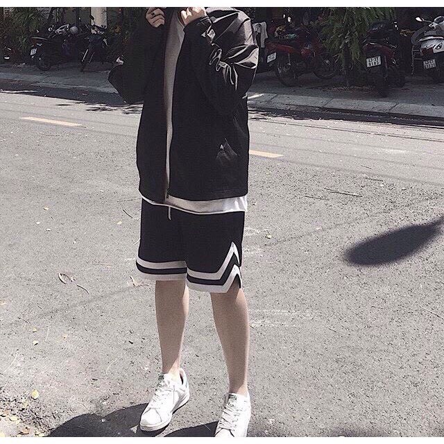 Quần short 2V unisex Forgirl chất kaki cá tính