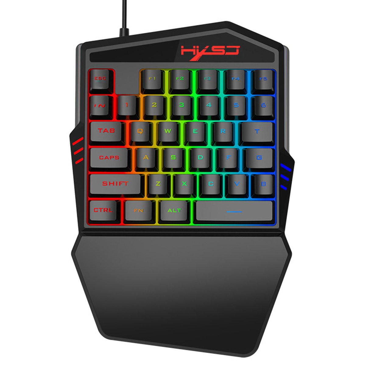 Combo Bàn Phím Cơ Gaming V100 Và Chuột Chơi Game H300 Rgb