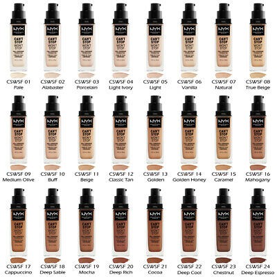 NYX - Kem Nền Trang Điểm NYX Can't Stop Won't Stop Full Coverage Foundation 30ml