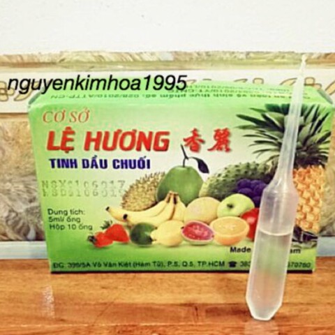 Tinh dầu chuối của cơ sở Lệ hương loại 1 / 10 ống