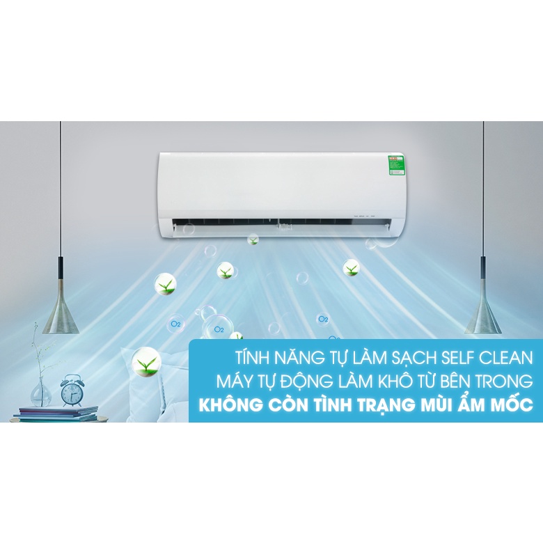 MIỄN PHÍ CÔNG LẮP ĐẶT & VẬT TƯ – Điều hòa không khí 1 chiều Midea 9000BTU Thường – MSAF-10CRN8 Mới