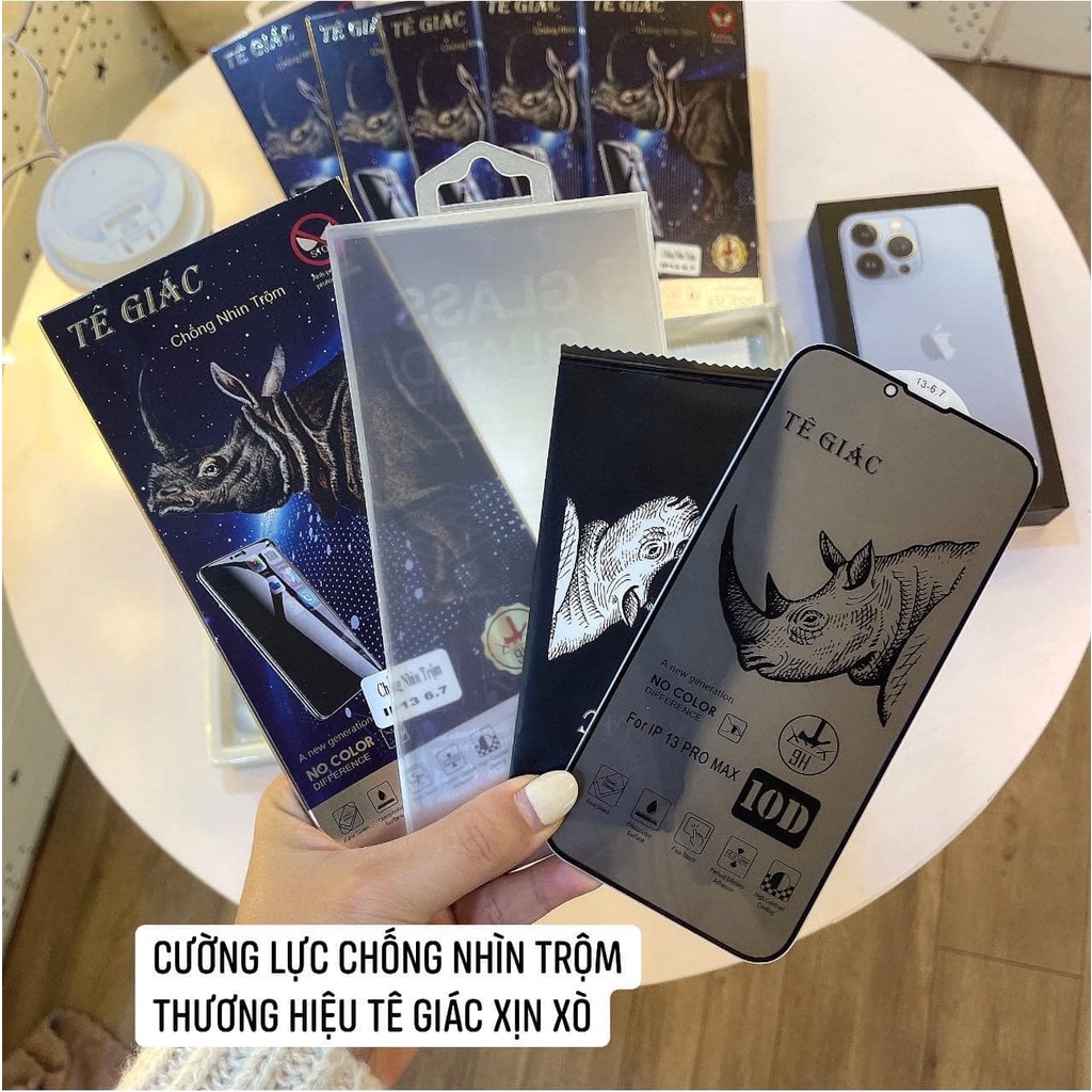 Kính cường lực iphone chống nhìn trộm Rhino 6/6plus/6s/6splus/7/7plus/8/8plus/x/xr/xs/11/12/13/pro/max/plus/promax/13pro