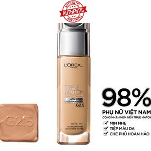 [Mã giảm giá tích lũy] Kem nền Loreal True Match G2.5 (Lọ) - [Coco Shop]