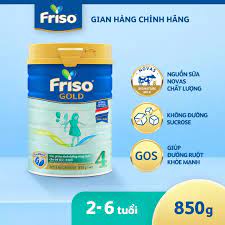 Mẫu mới - Sữa bột Friso gold 4(900g) dành cho trẻ từ 2-4t